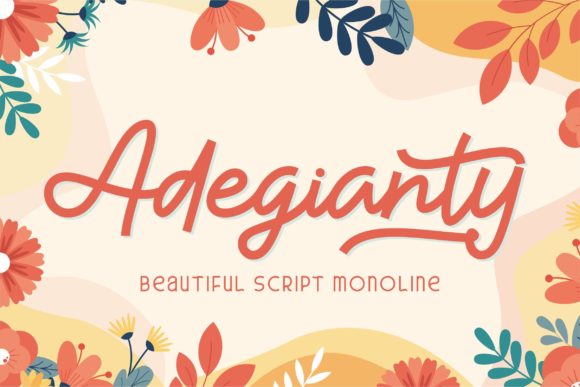 Adegianty: A Handwritten Font That Adds Charm to Campaign Visuals