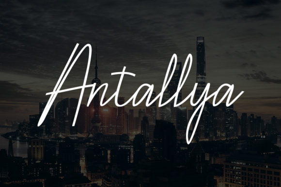 Antallya: A Handwritten Font That Brings Handmade Products to Life