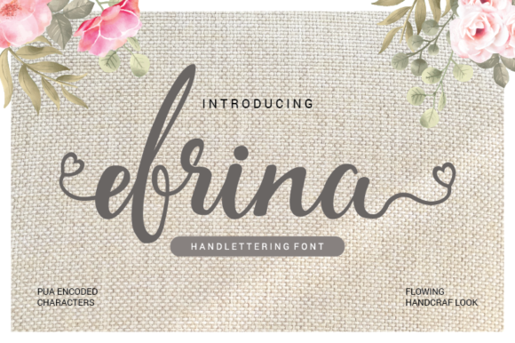 Efrina: The Handwritten Font That Gives Small Brands a Polished, Personal Touch
