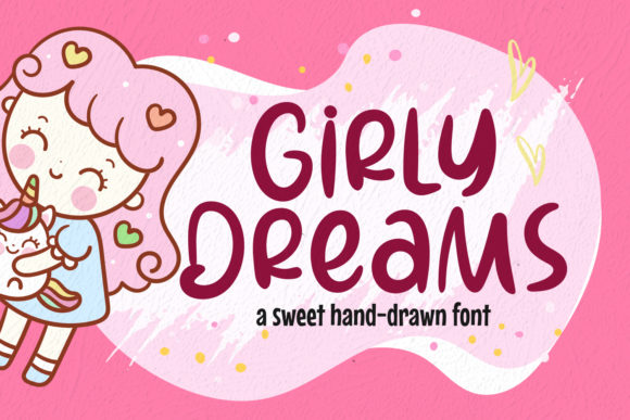 Girly Dreams: A Handwritten Font for Editorial Warmth