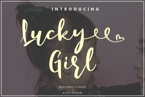 Lucky Girl Font: Handwritten Script for Brand Storytelling