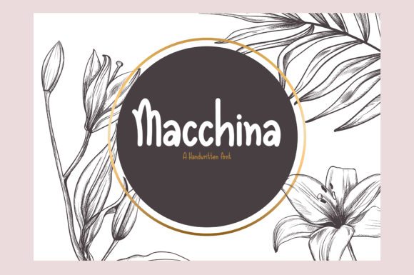 Macchina Font: A Handwritten Typeface for Editorial Storytelling