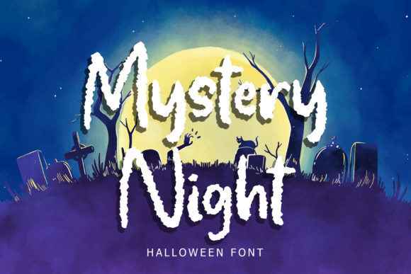 Mystery Night Font Review: A Spooky Handwritten Typeface