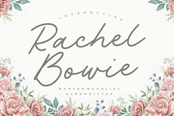 Rachel Bowie: The Handwritten Font That Elevates Web Design