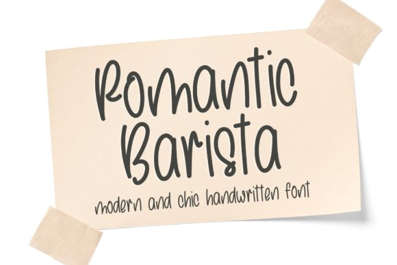 Romantic Barista Font Review: A Handwritten Typeface for Brand Design