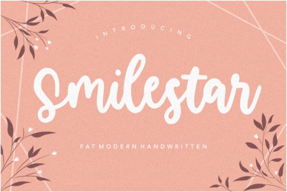 Smilestar: A Handwritten Font Built for Editorial Warmth