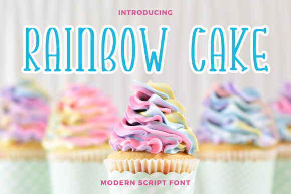 Testing Rainbow Cake Font in a Real Web Project