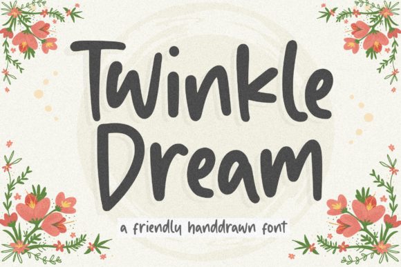 Twinkle Dream: A Handwritten Font for Editorial Design